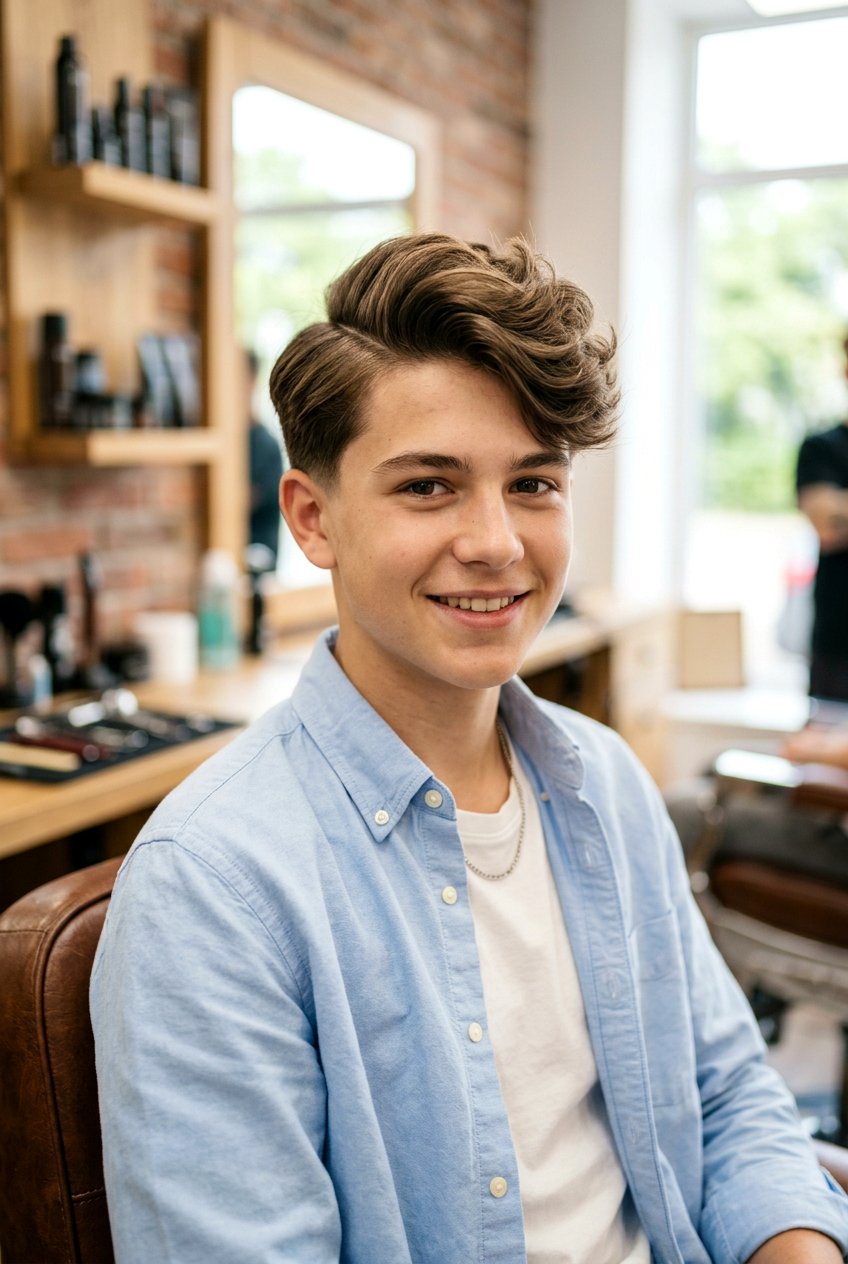 20 Best Trendy Fluffy Haircut For Teenage Boys To Try Now