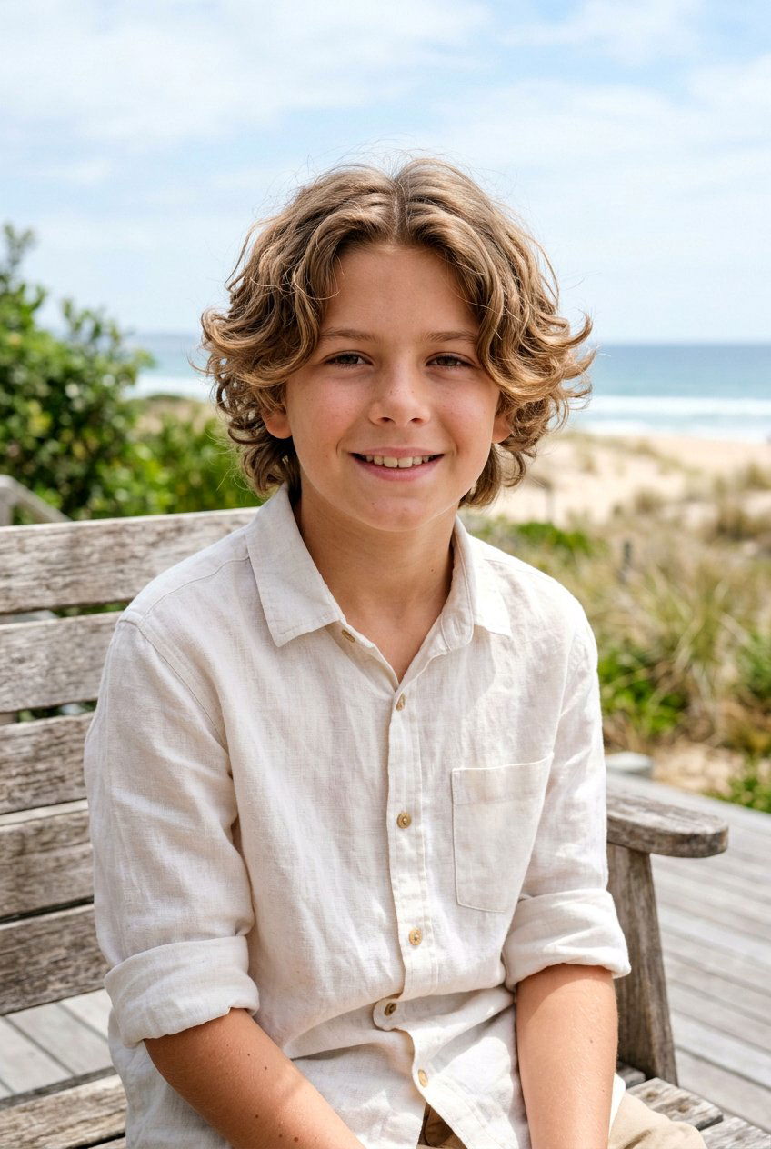 Fluffy Middle Part for Wavy Hair - 20 boys fluffy middle part haircut - 20 boys fluffy middle part haircut