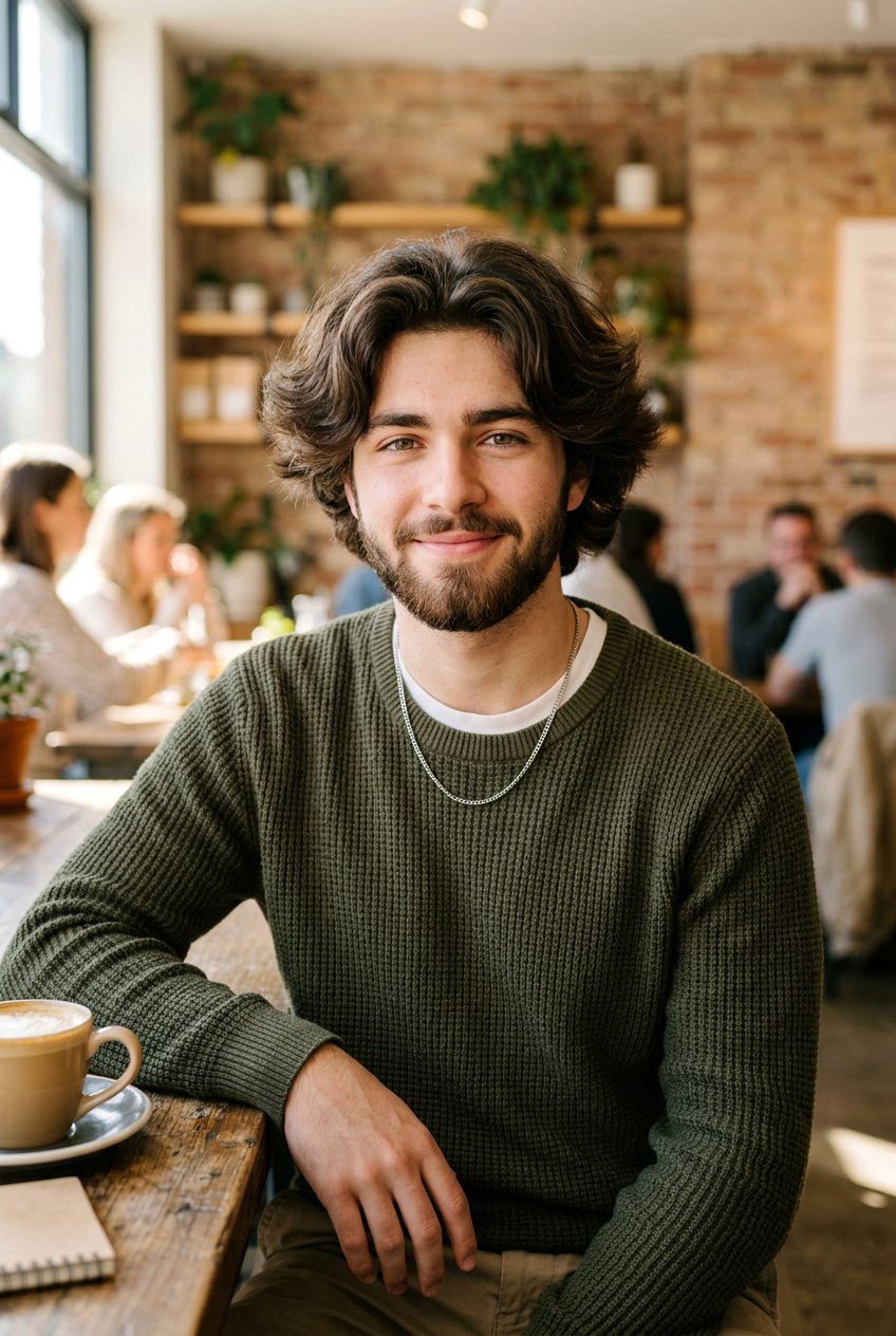 20 Trendy Boys Fluffy Middle Part Haircut Styles to Try