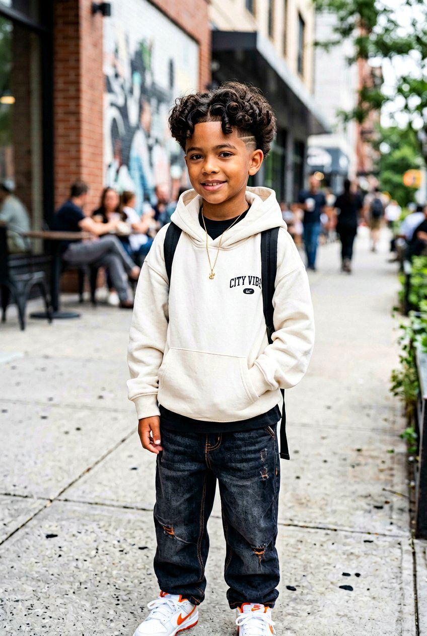 Fluffy Middle Part with Design - 20 boys fluffy middle part haircut - 20 boys fluffy middle part haircut