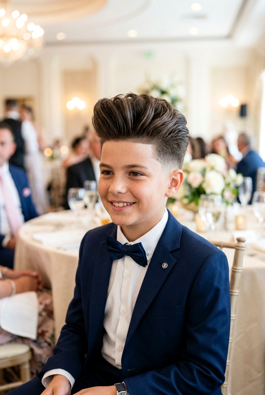 Fluffy Pompadour - 20 boys haircut ideas for fluffy hair - 20 boys haircut ideas for fluffy hair