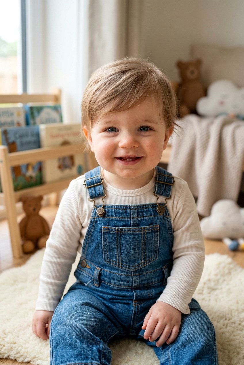 Fluffy Side Swept Fringe - 20 baby boy fluffy haircut - 20 baby boy fluffy haircut