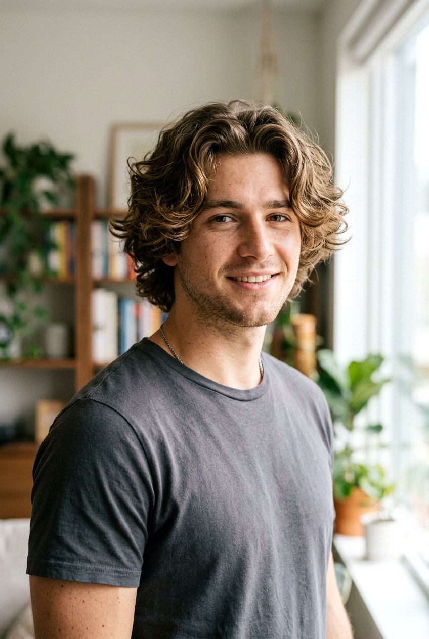 Fluffy Wavy Hair Men - 20 fluffy haircuts for men - 20 fluffy haircuts for men