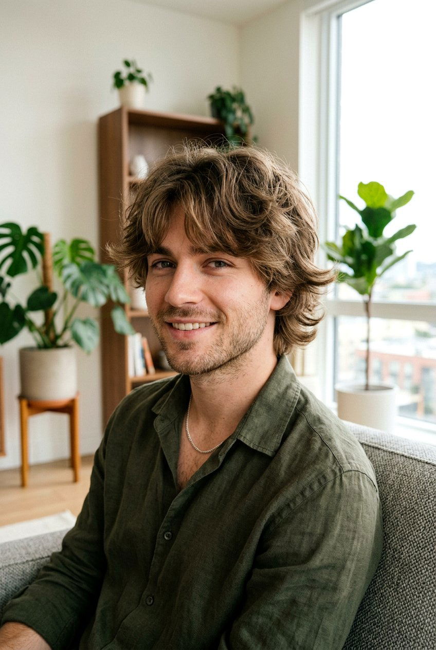 Fluffy Wolf Cut - 20 wolf cut men - 20 wolf cut men