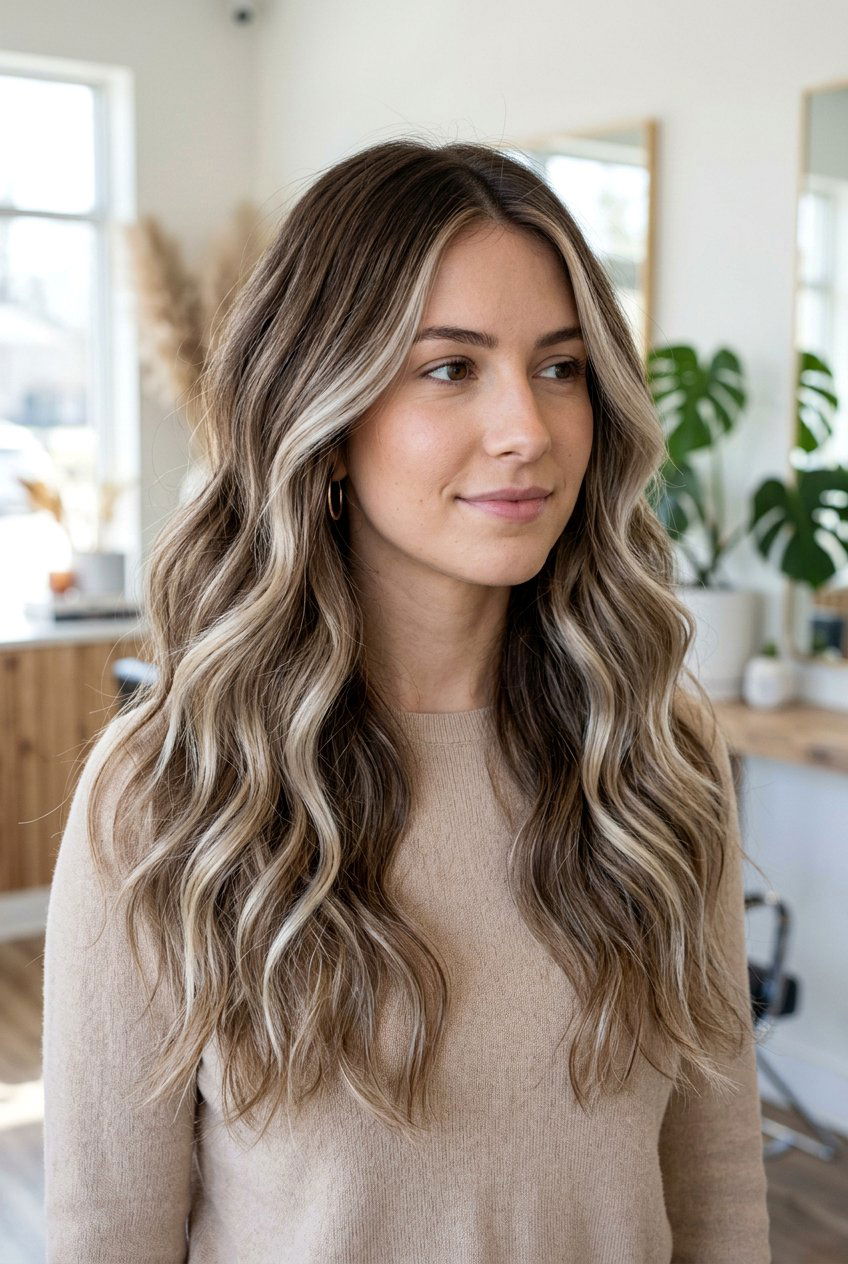 Foilyage Blonde Highlights on Brown Hair - 20 cool blonde highlights on brown hair - 20 cool blonde highlights on brown hair