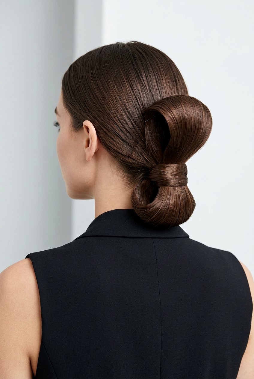 Folded Tail Bun - 20 minimalist work bun for women - 20 minimalist work bun for women
