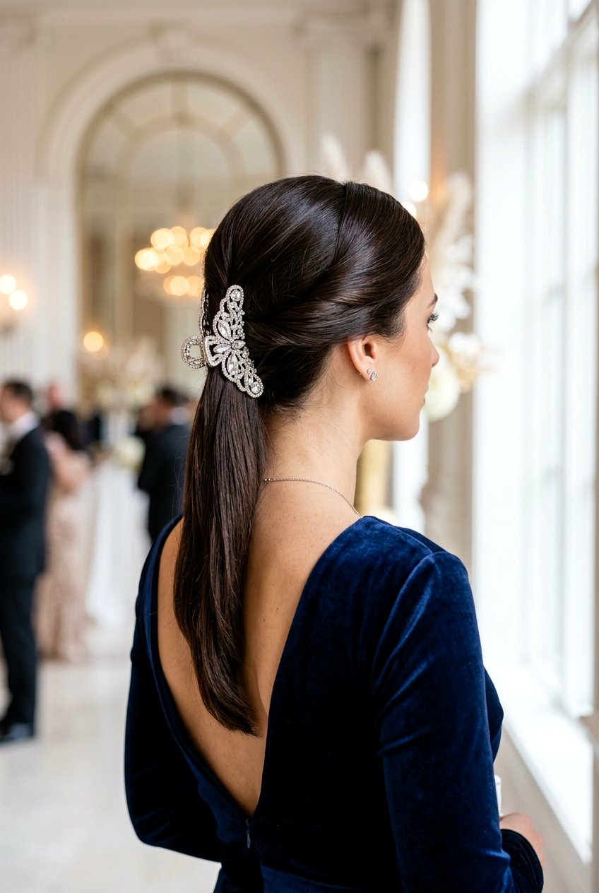 Formal Updo Claw Clip Ponytail - 20 claw clip ponytail hairstyle - 20 claw clip ponytail hairstyle