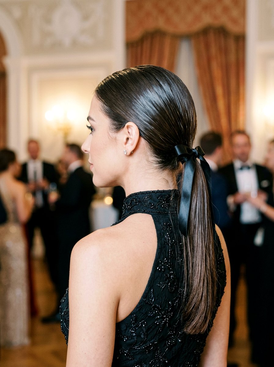 Formal Wet Look Ponytail - 20 wet look ponytail hairstyle - 20 wet look ponytail hairstyle