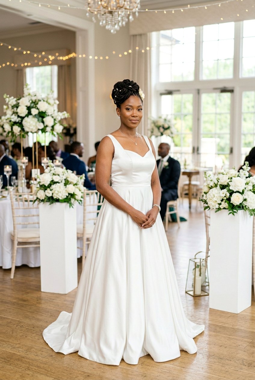 Formal loc petal bun - 20 loc petal bun hairstyle - 20 loc petal bun hairstyle