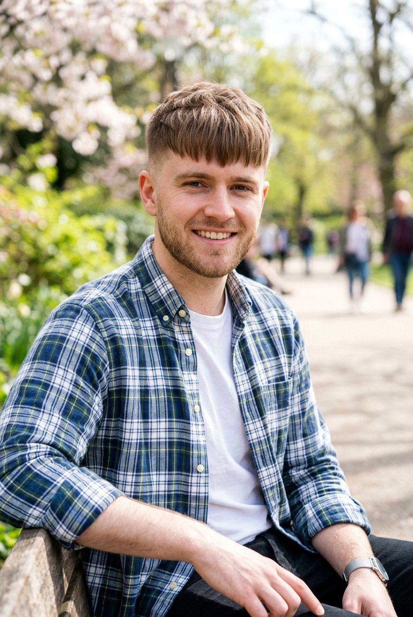 Forward Fringe Thin Crown - 20 men haircut for thin crown - 20 men haircut for thin crown