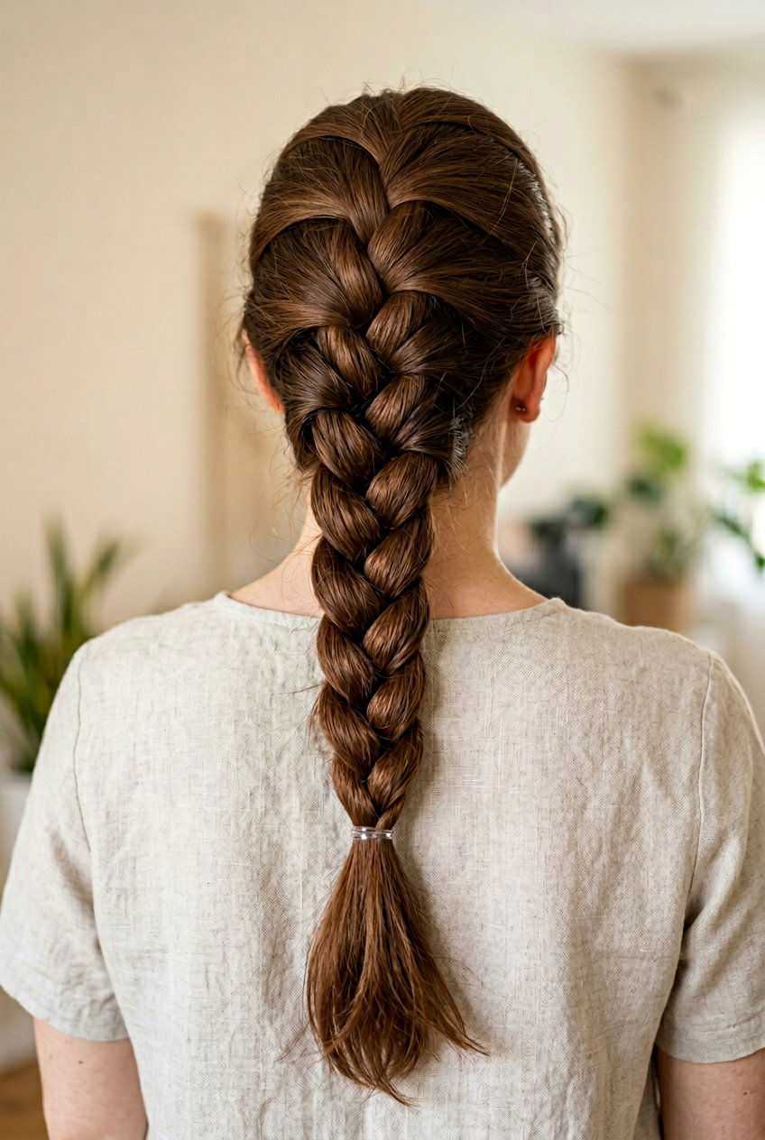 Four Strand Braid - 20 bedtime braid hairstyles for waves - 20 bedtime braid hairstyles for waves