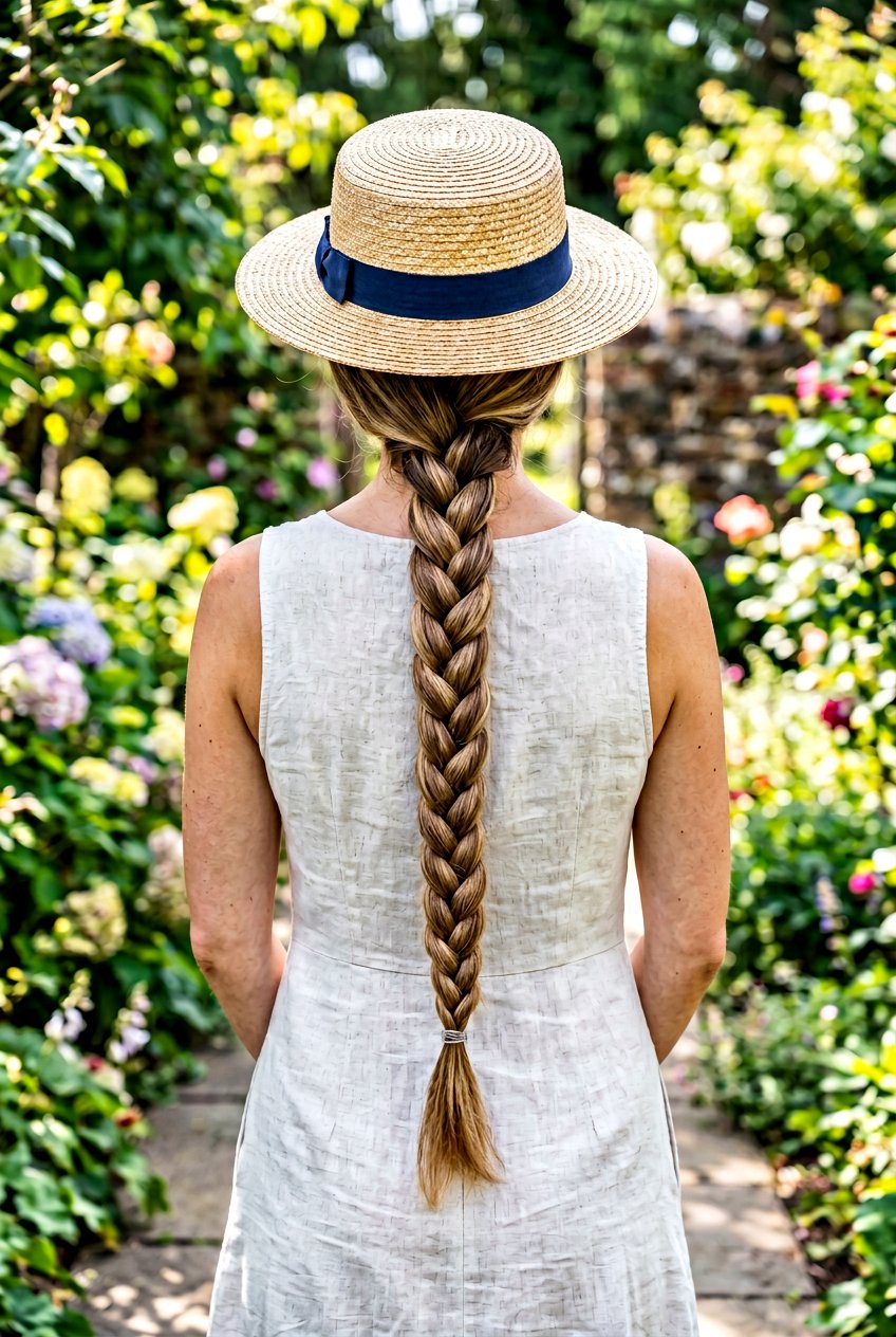 Four Strand Braid - 20 cottagecore braided hairstyle for women - 20 cottagecore braided hairstyle for women