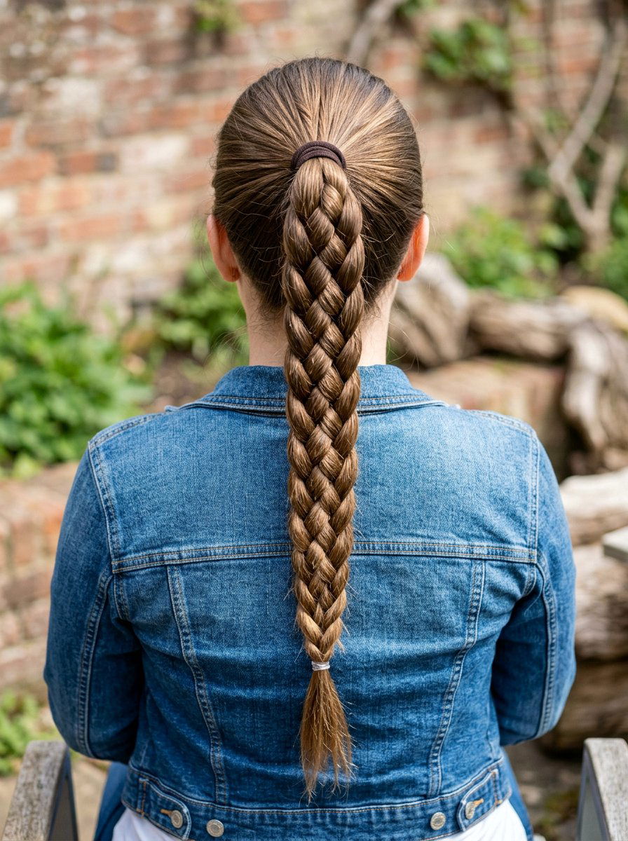 Four Strand Braid Ponytail - 20 rodeo braid ponytail - 20 rodeo braid ponytail