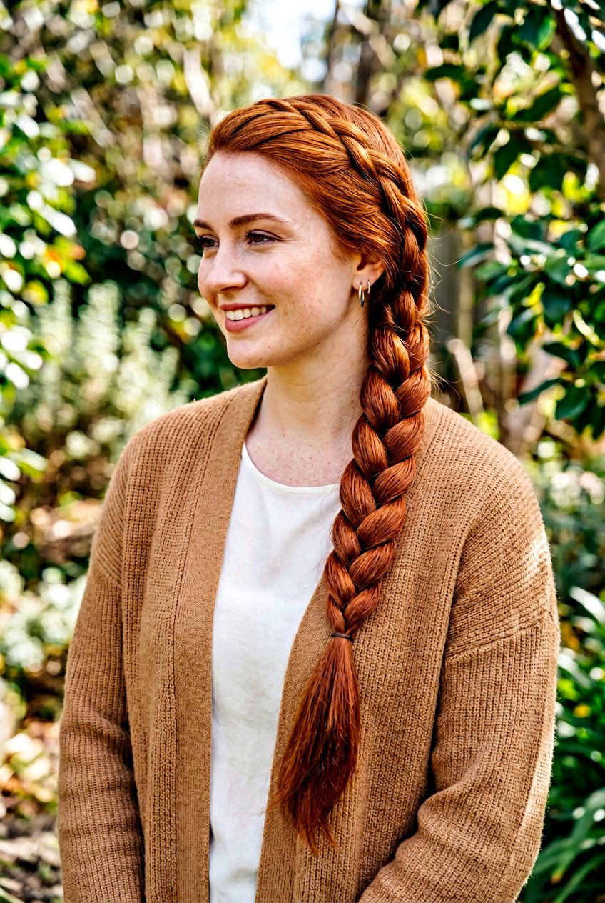 Four Strand Braid for Long Hair - 20 airplane braid hairstyle for long hair - 20 airplane braid hairstyle for long hair