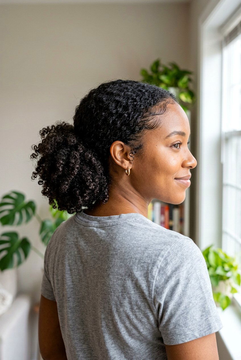 Fourth Day Curly Low Puff - 20 fourth day curly refresh styles - 20 fourth day curly refresh styles