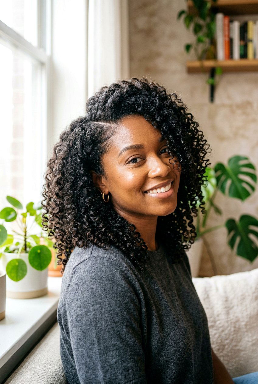 Fourth Day Curly Side Part Refresh - 20 fourth day curly refresh styles - 20 fourth day curly refresh styles