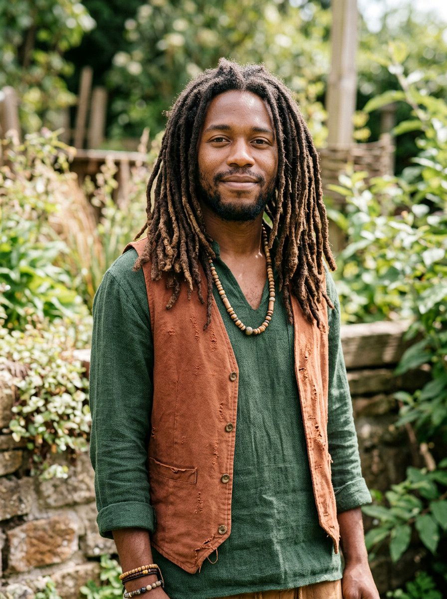 Freeform Dreads - 20 shoulder length dreads for men - 20 shoulder length dreads for men