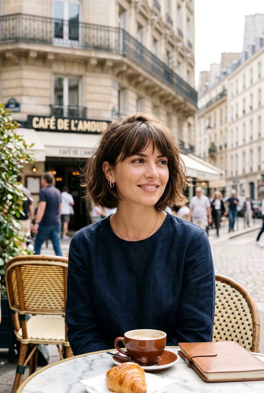 French Bob - 20 short hairstyles for fine hair - 20 short hairstyles for fine hair