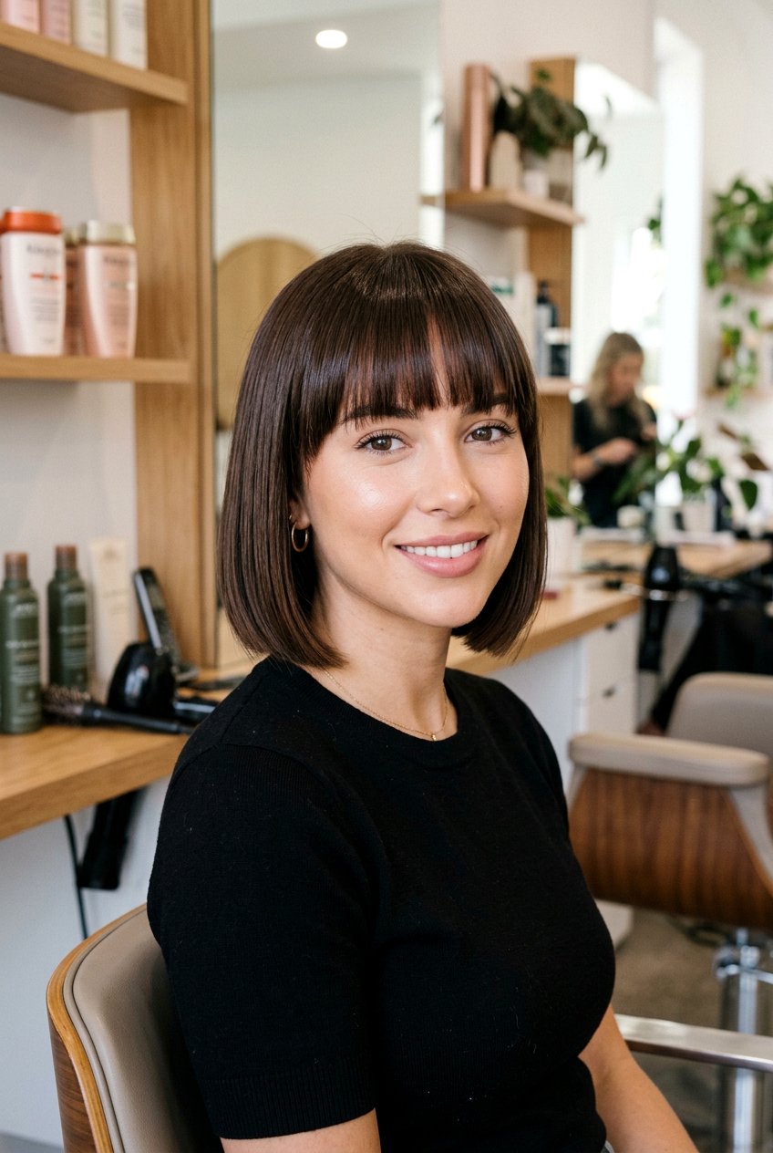 French Bob - 20 straight hairstyles for short hair - 20 straight hairstyles for short hair