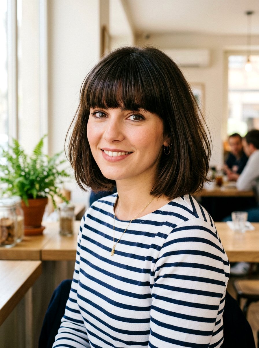 French Bob - 20 haircut to reshape shoulder length hair - 20 haircut to reshape shoulder length hair