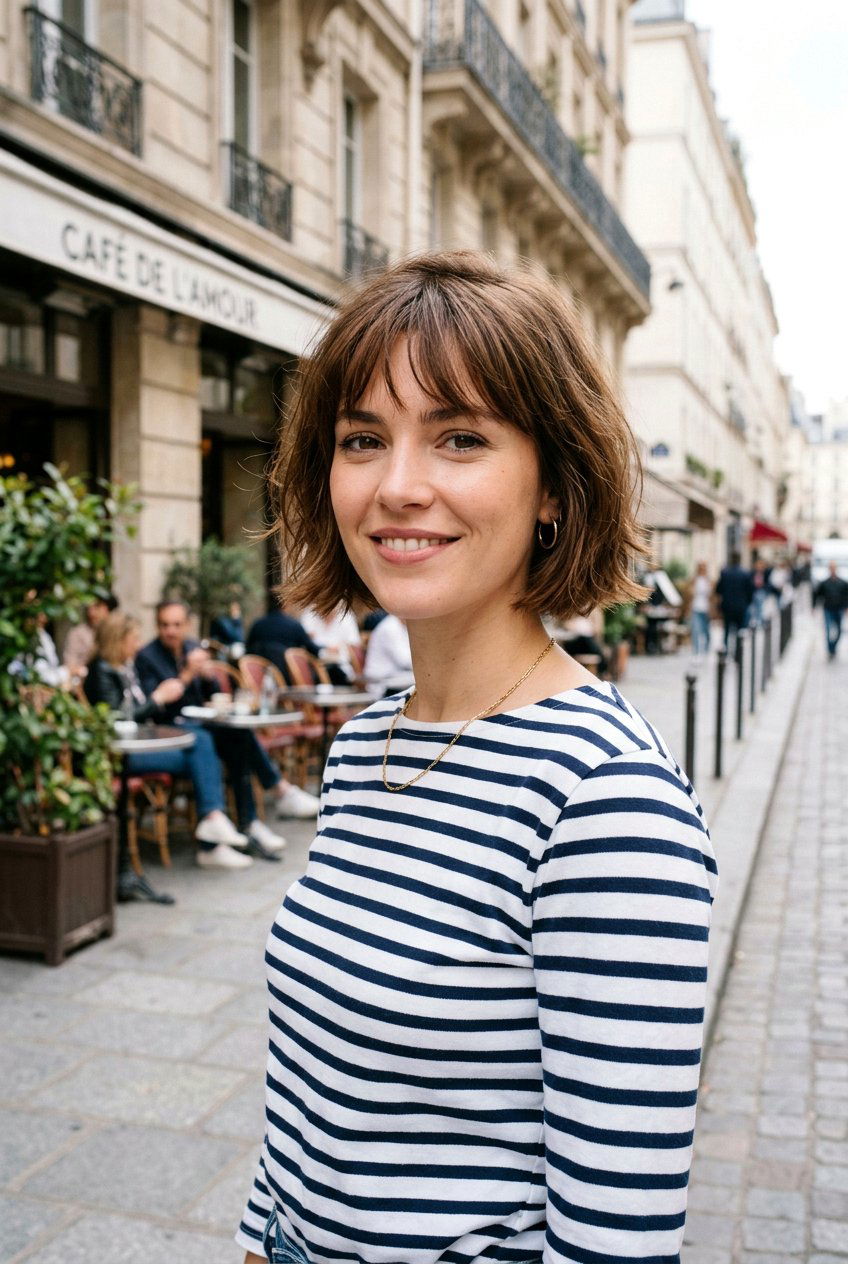 French Bob - 20 medium haircut ideas for women - 20 medium haircut ideas for women