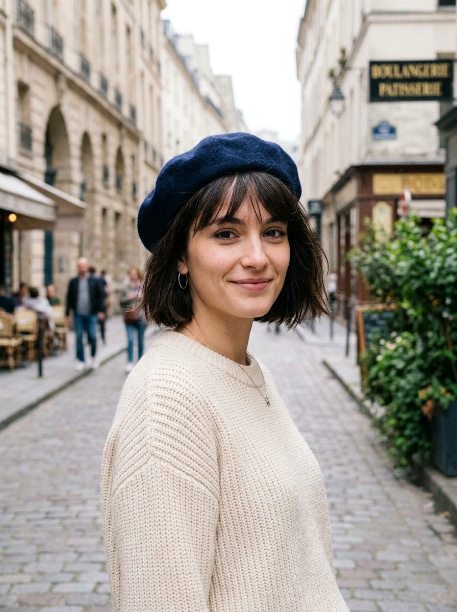 French Bob - 20 winter haircut trends for women - 20 winter haircut trends for women