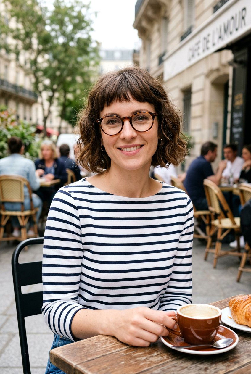 French Bob For Glasses - 20 hairstyles for women with glasses over 50 - 20 hairstyles for women with glasses over 50