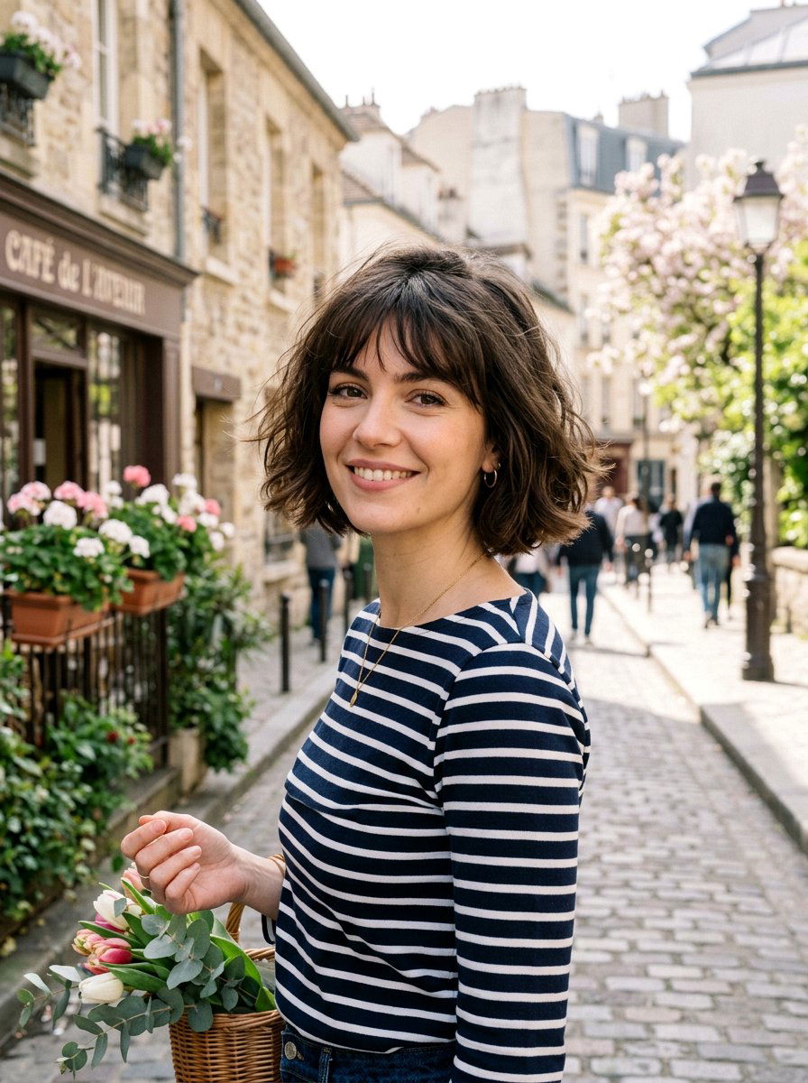 French Bob Haircut - 20 haircut to fix shelf layers - 20 haircut to fix shelf layers