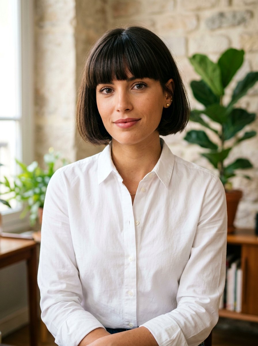 French Bob Haircut - 20 polished haircut for mature women - 20 polished haircut for mature women