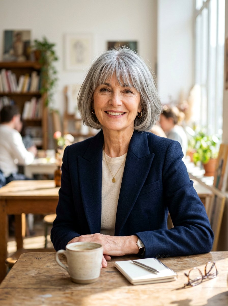 French Bob With Bangs - 20 formal bob hairstyle for older women - 20 formal bob hairstyle for older women