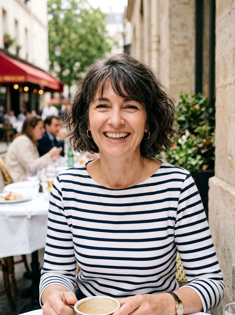 French Bob With Bangs - 20 soft wavy bob for women over 50 - 20 soft wavy bob for women over 50