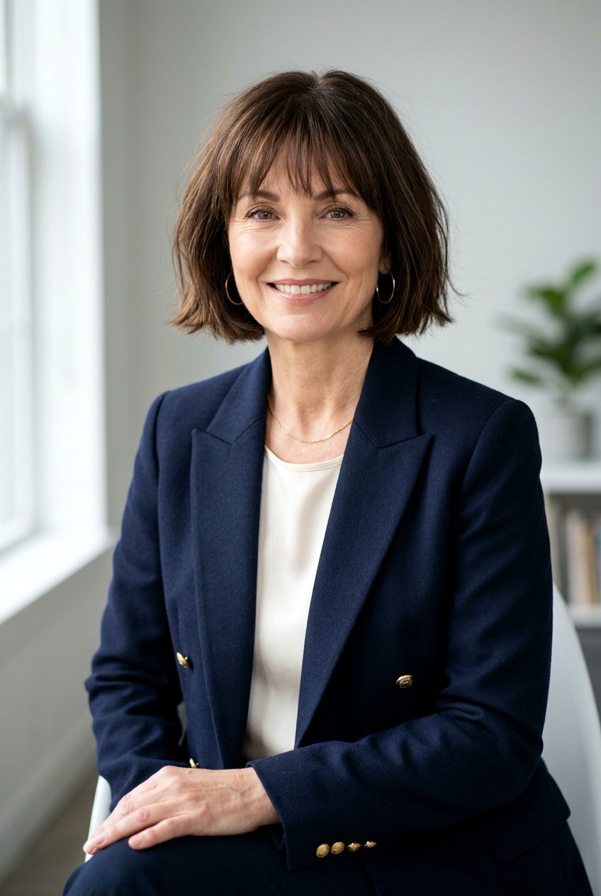 French Bob With Bangs - 20 old money bob for mature women - 20 old money bob for mature women