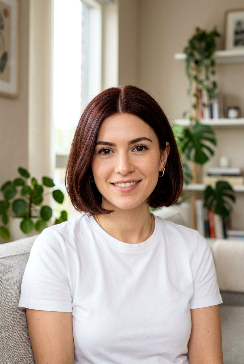 French Bob With Center Part - 20 clean professional bob with center part - 20 clean professional bob with center part