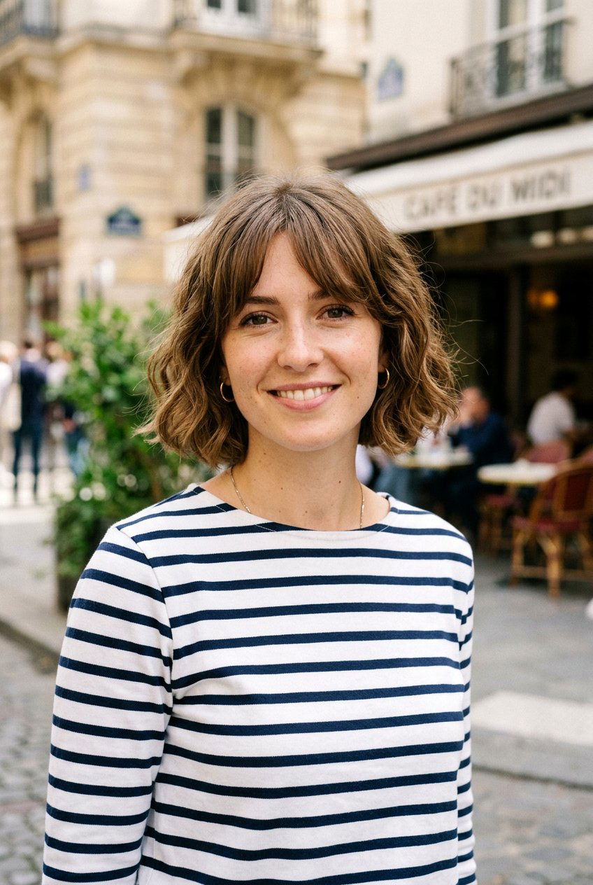 French Bob With Curtain Bangs - 20 bob with curtain bangs - 20 bob with curtain bangs