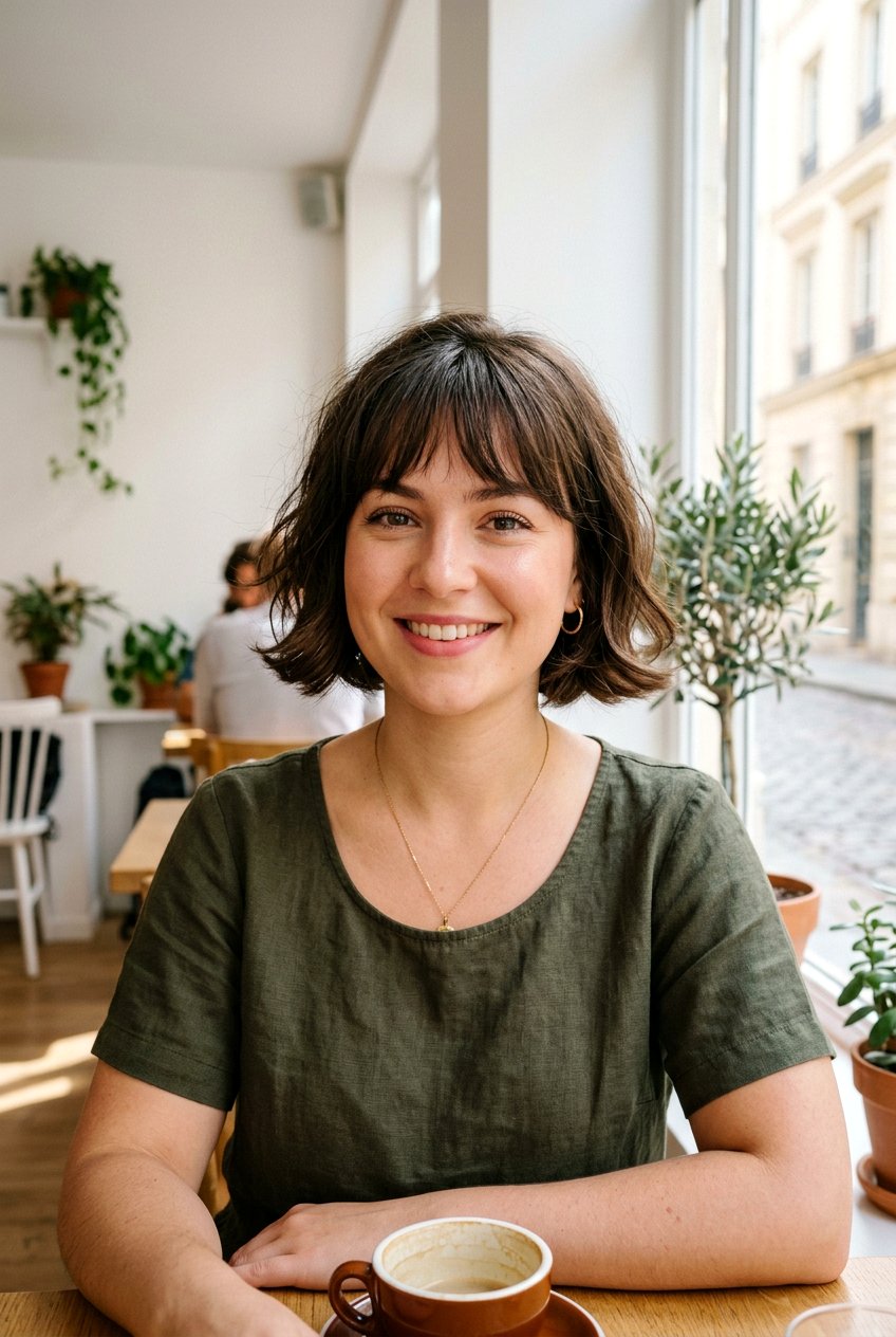 French Bob With Fringe For Round Face - 20 french bob with fringe - 20 french bob with fringe