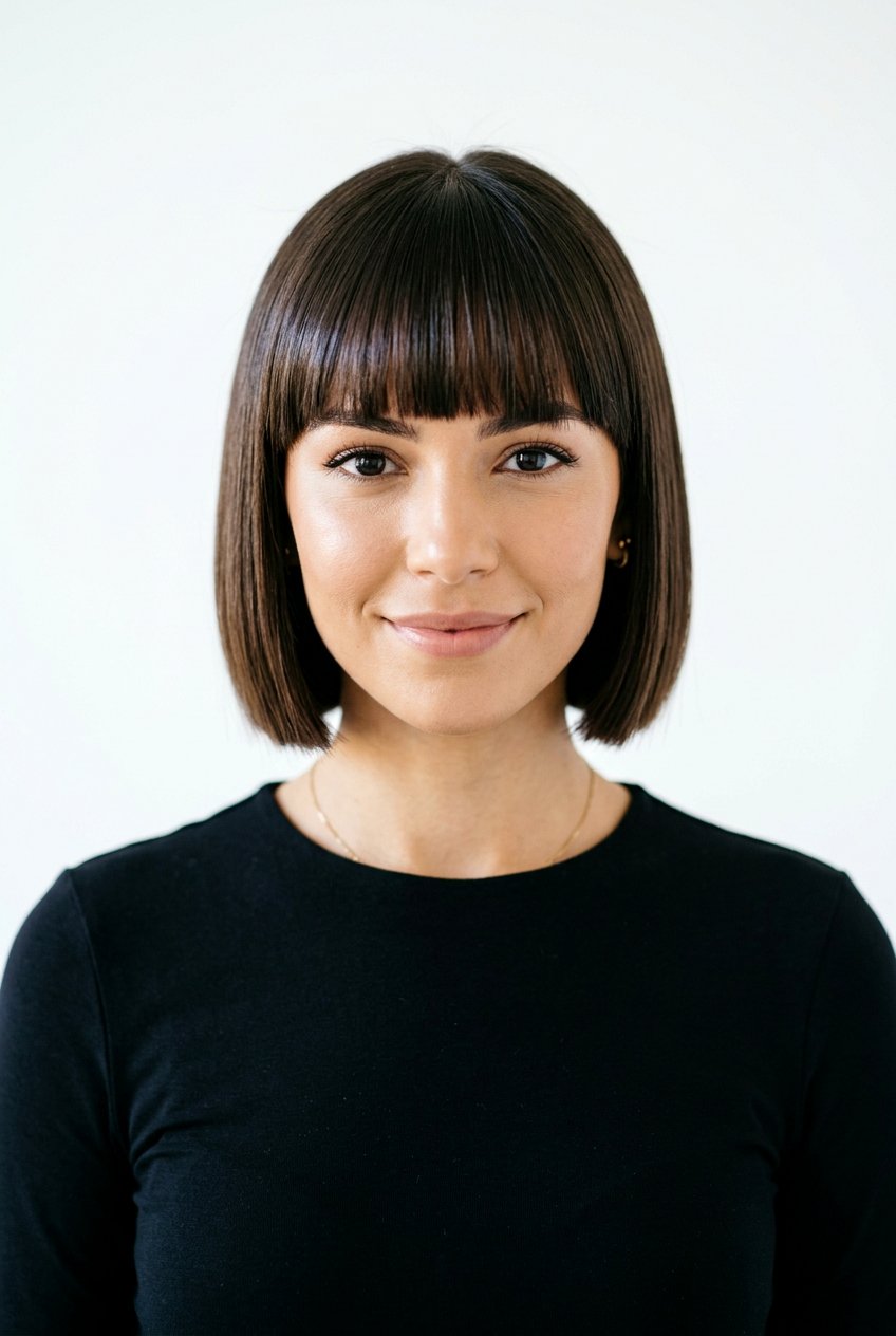 French Bob With Fringe For Straight Hair - 20 french bob with fringe - 20 french bob with fringe