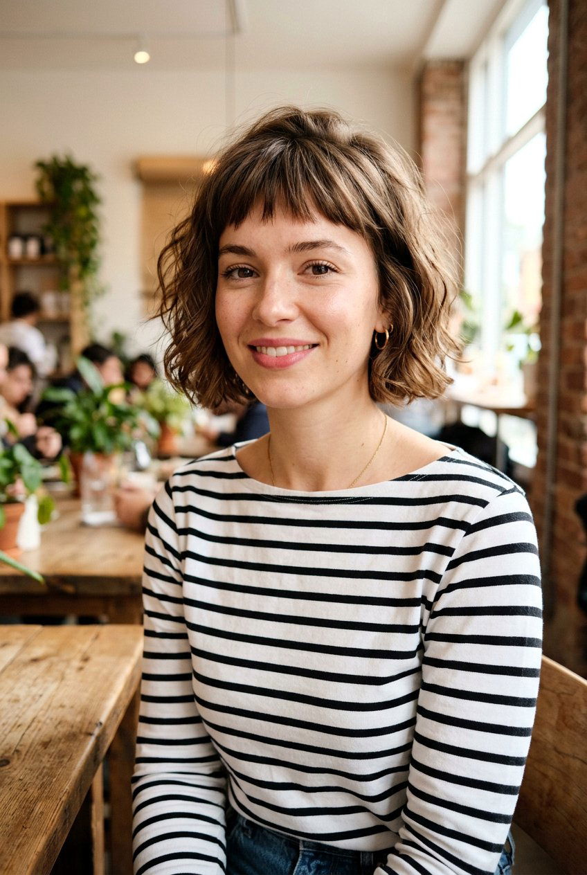 French Bob With Micro Bangs - 20 micro bangs bob haircut - 20 micro bangs bob haircut