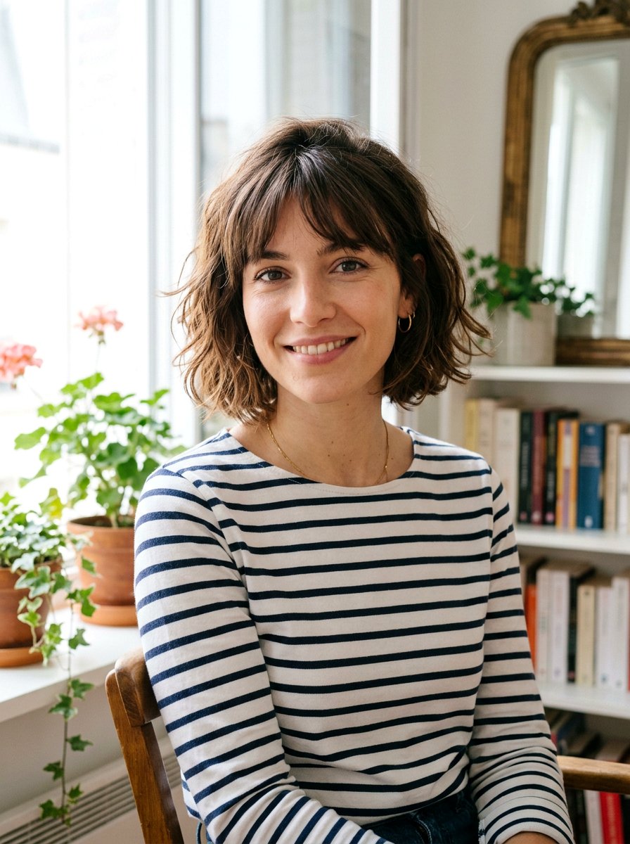 French Bob With Soft Fringe - 20 haircut to fix heavy bangs - 20 haircut to fix heavy bangs