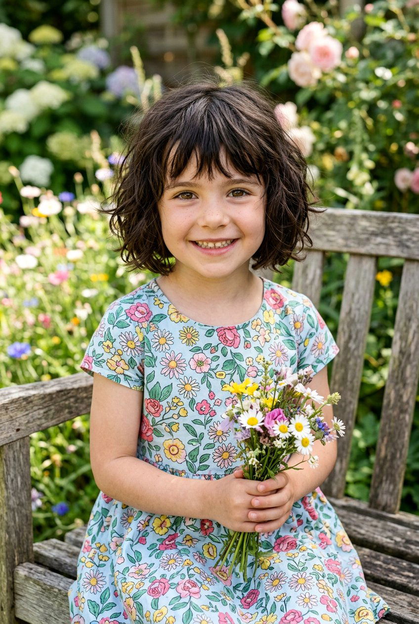 French Bob With Textured Fringe - 20 little girls bob haircut with bangs - 20 little girls bob haircut with bangs