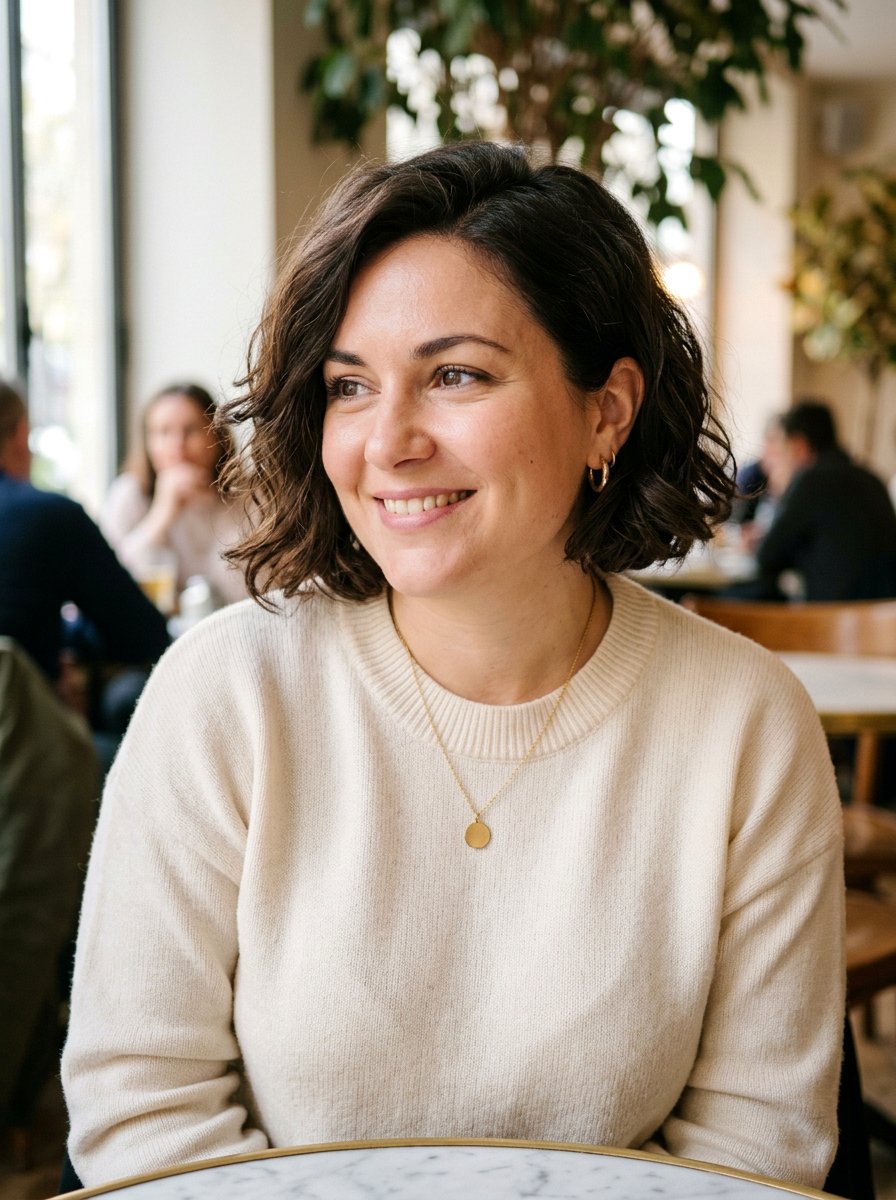 French Bob for Chubby Round Face - 20 short haircut for round chubby face women - 20 short haircut for round chubby face women