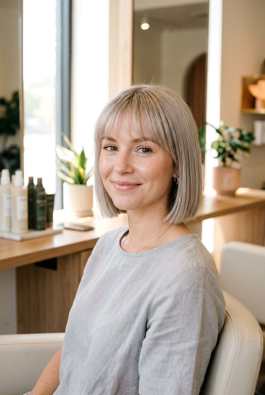 French Bob for Postpartum Hair Loss - 20 haircuts for postpartum hair loss - 20 haircuts for postpartum hair loss