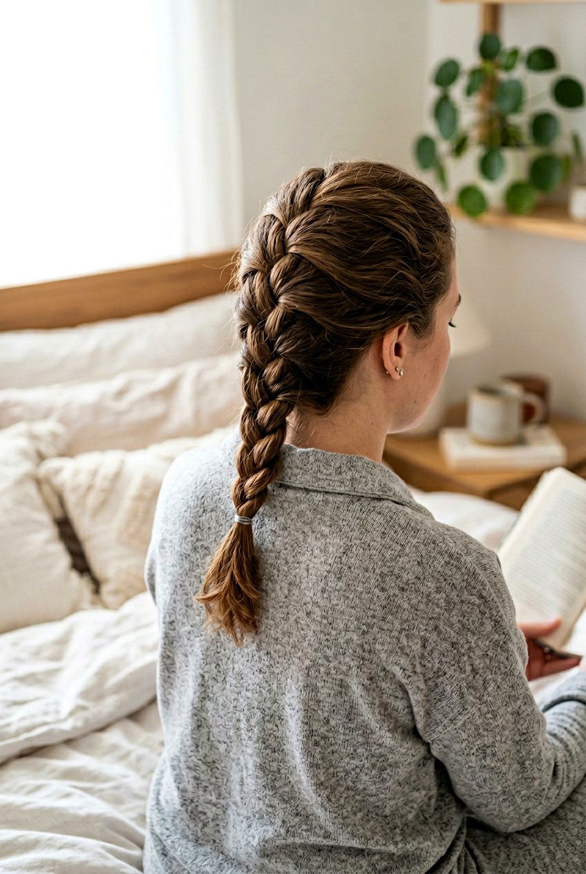 French Braid - 20 bedtime braid hairstyles for waves - 20 bedtime braid hairstyles for waves