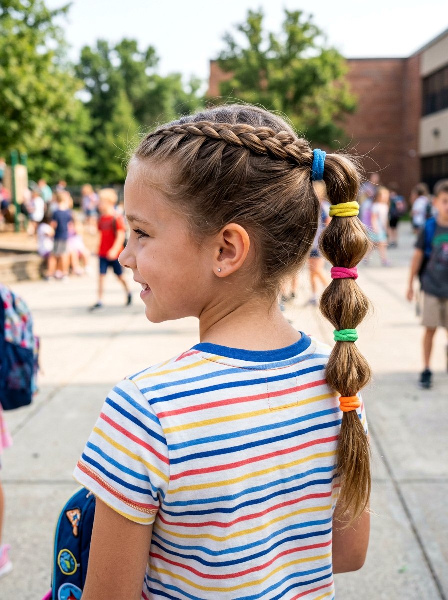 French Braid Bubble Ponytail - 20 school french braid ponytail - 20 school french braid ponytail