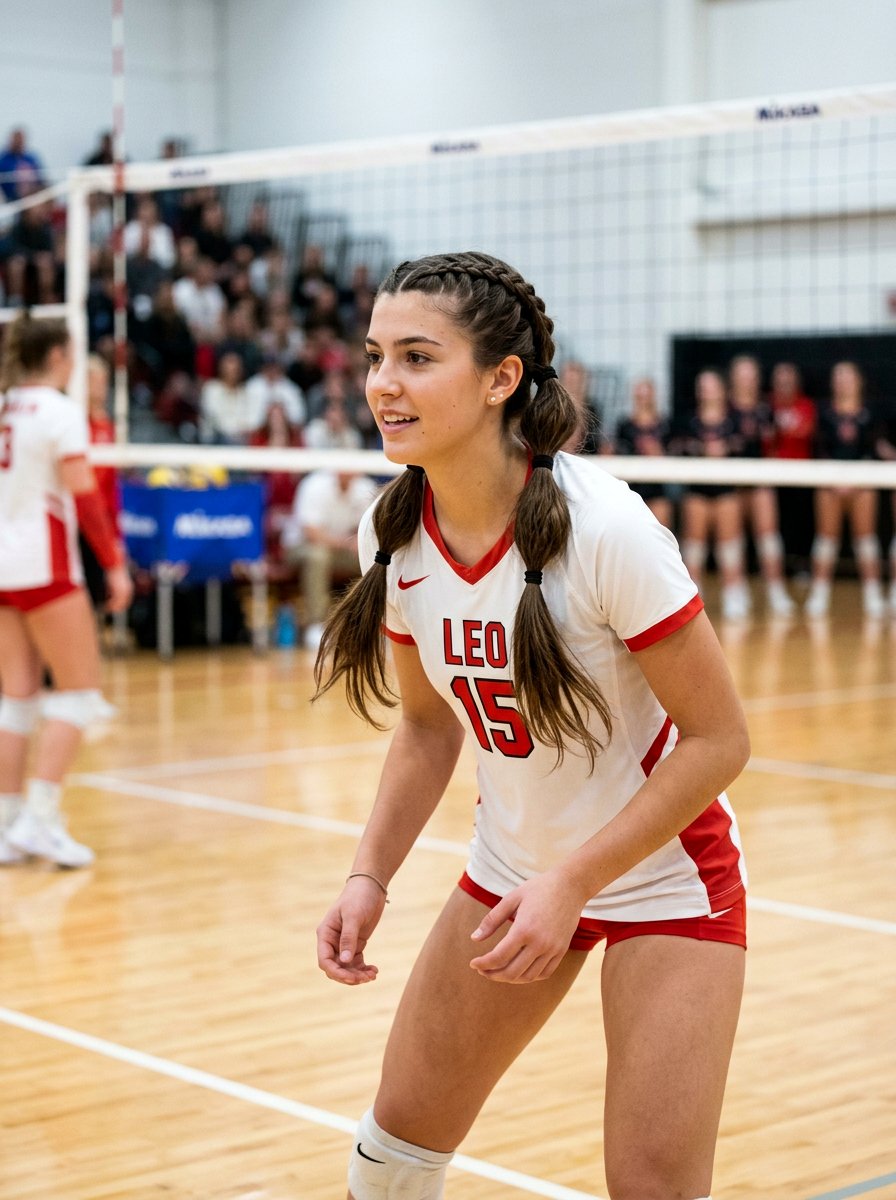 French Braid Double Ponytail - 20 volleyball braid ponytail hairstyle - 20 volleyball braid ponytail hairstyle