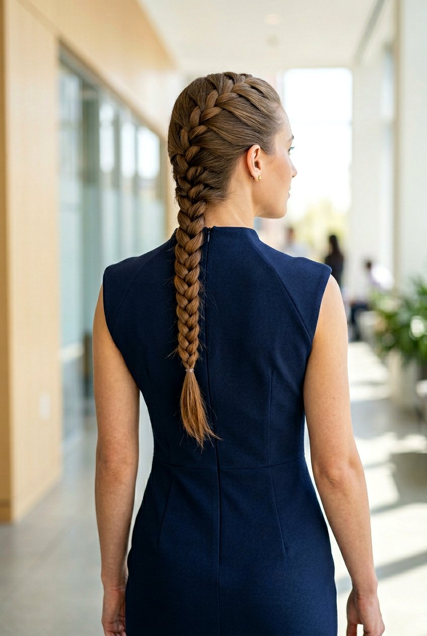 French Braid For Humidity - 20 work hairstyle for humid weather - 20 work hairstyle for humid weather