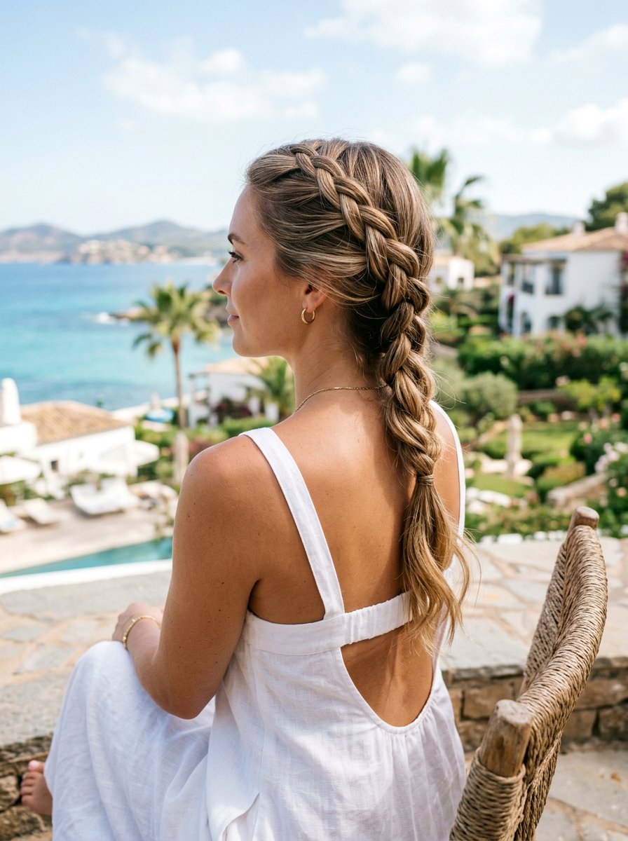French Braid For Resort Vacation - 20 resort braid hairstyle - 20 resort braid hairstyle