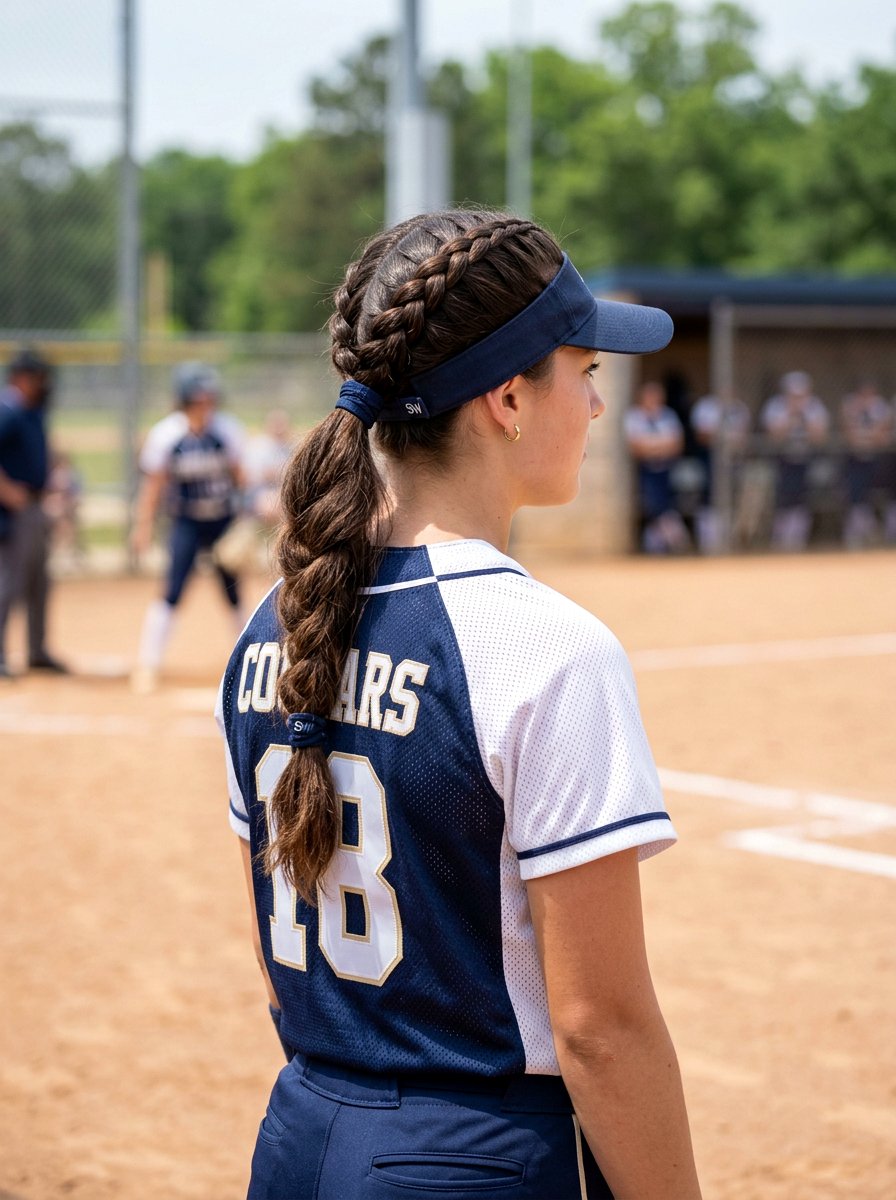 French Braid Into Softball Ponytail - 20 softball braid ponytail - 20 softball braid ponytail