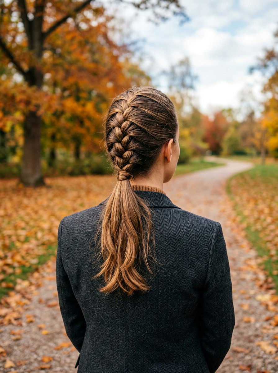 French Braid Low Ponytail - 20 classy low ponytail hairstyle ideas - 20 classy low ponytail hairstyle ideas