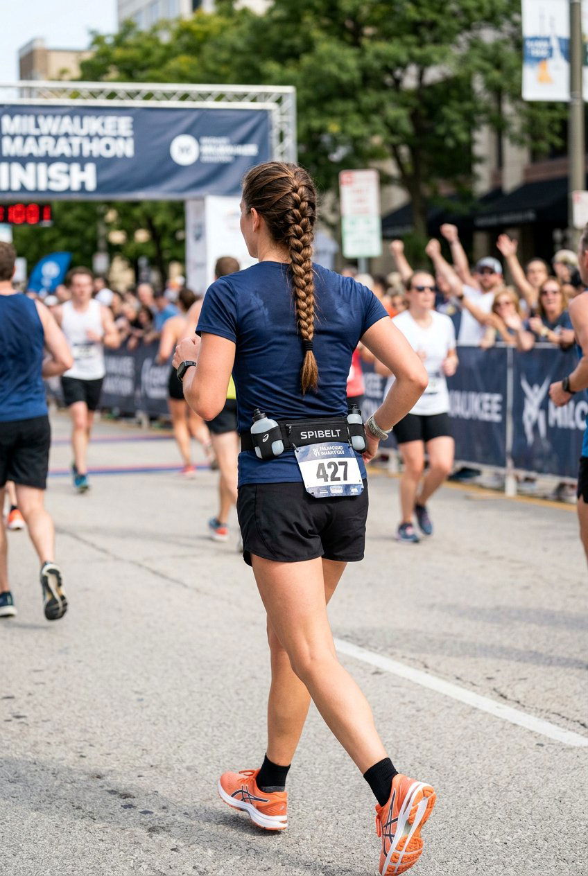 French Braid Marathon Hairstyle - 20 marathon hairstyles for women - 20 marathon hairstyles for women