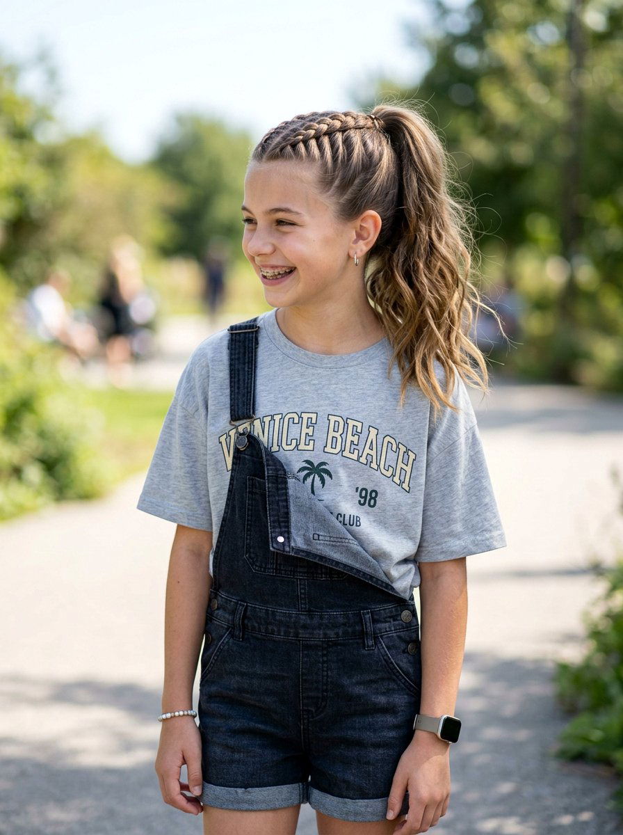 French Braid Mohawk Ponytail - 20 school french braid ponytail - 20 school french braid ponytail